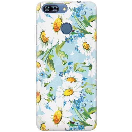 фото Cиликоновый чехол на zte blade v9 vita / зте блейд в9 вита с принтом "поле ромашек" gosso