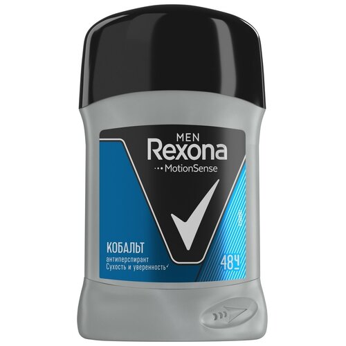 Rexona Антиперспирант стик Men Motionsense Кобальт, 50 мл, 80 г 