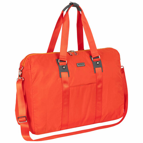 Сумка спортивная POLAR П1215-19, 33 л, 15х42х53 см, ручная кладь, красный сумка спортивная тыловик 25 л 40х10х50 см плечевой ремень зеленый