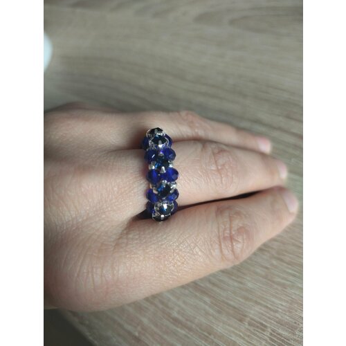 Кольцо плетеное, кристаллы Swarovski, размер 15, серебряный кольцо из бисера yinyang