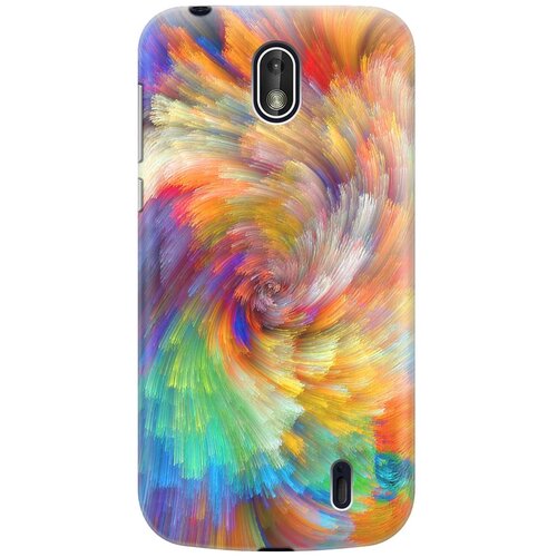 фото Re:pa накладка transparent для nokia 1 с принтом "акварельная красота"