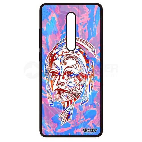 фото Чехол на мобильный xiaomi mi 9t, "портрет женщины" трибал лицо utaupia
