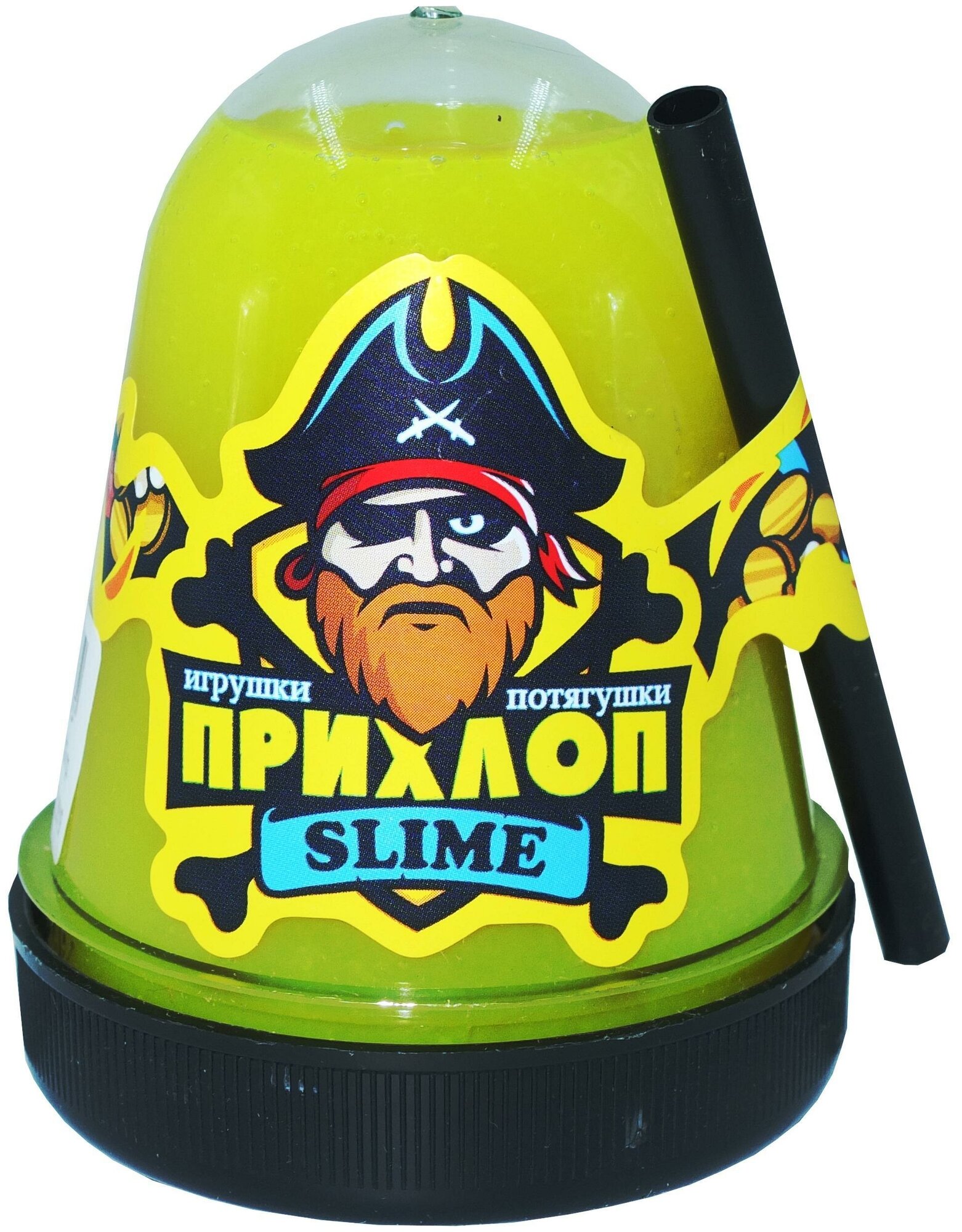 Лизун Слайм Прихлоп светится в темноте — купить по выгодной цене на ...