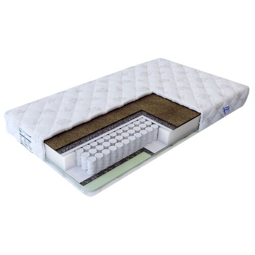 фото Матрас промтекс-ориент soft стандарт комби 1, 180x200 см, пружинный, белый