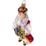 Елочная игрушка Ариель Мышиный король 721, 14 см - изображение