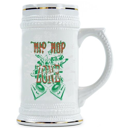 фото Пивная кружка hip hop zone , зона хип-хопа drabs