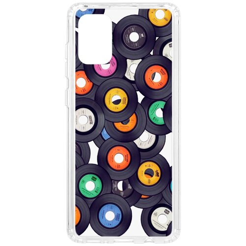 фото Чехол на samsung galaxy a71 kruche print виниловые пластинки