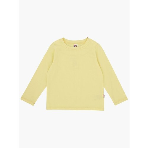 фото Футболка mini maxi, для девочек, хлопок, размер 92, желтый