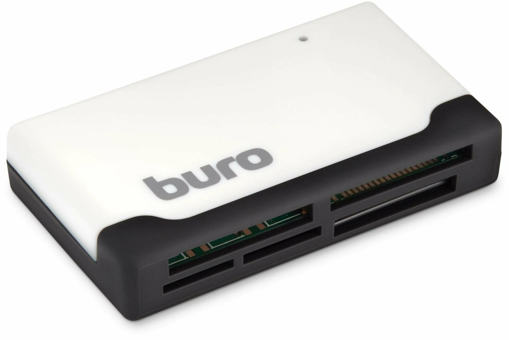 Картридер Buro BU-CR-2102 (белый)