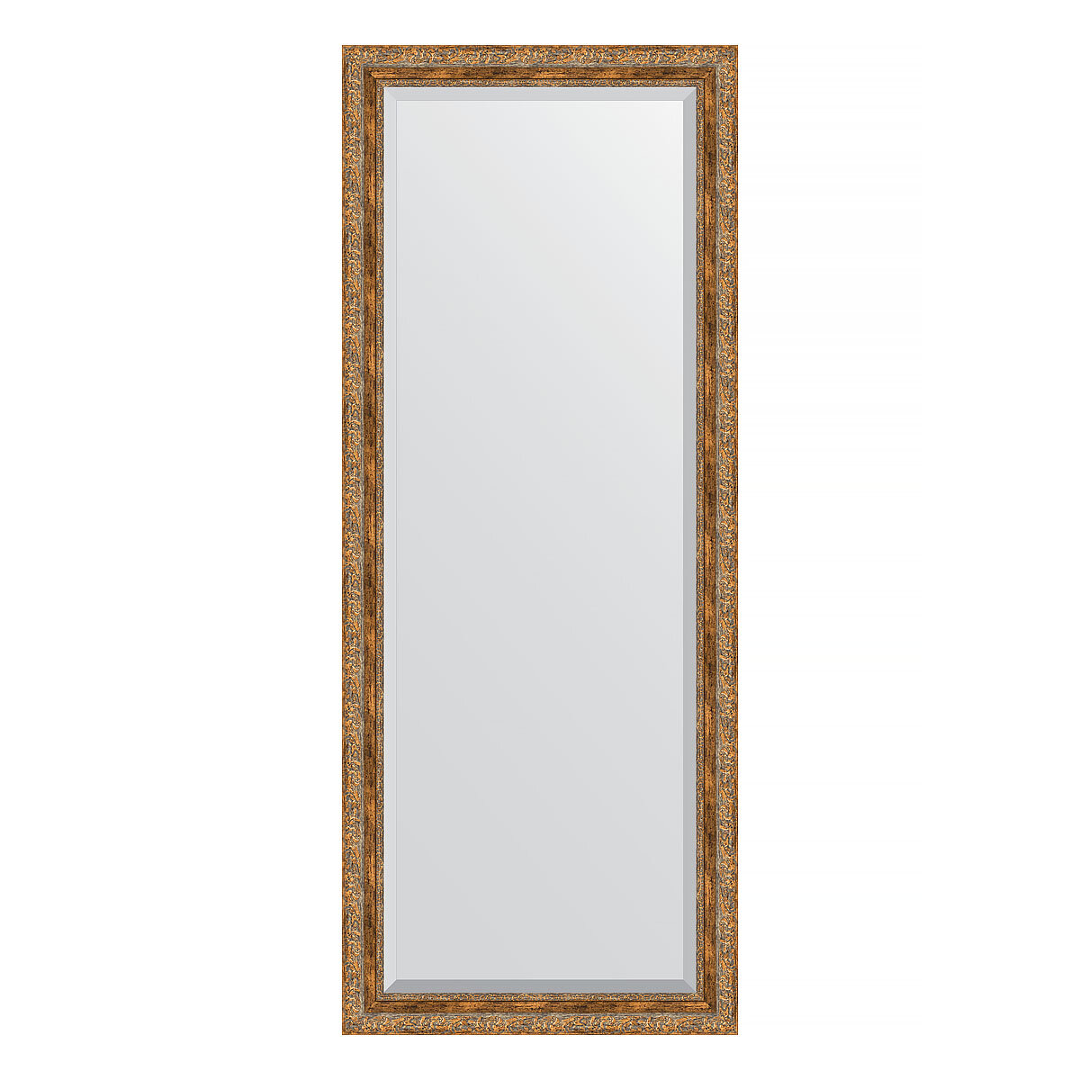 Зеркало напольное с фацетом EVOFORM в багетной раме виньетка античная бронза, 80х200 см, для гостиной, прихожей, спальни и ванной комнаты, BY 6114