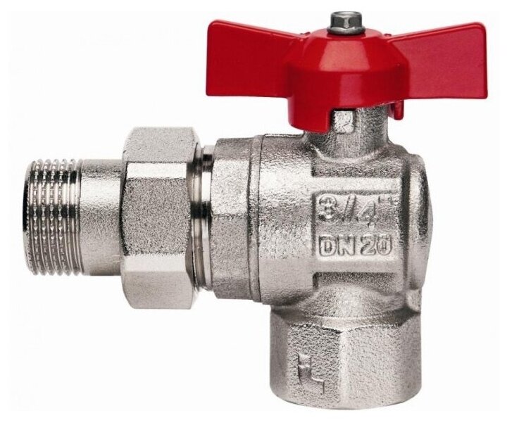 фото Кран шаровой, с американкой, угловой, ITAP IDEAL 298, 1/2"