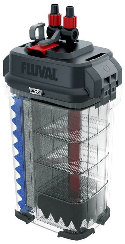 Внешний фильтр FLUVAL 407 для аквариума от 150 до 500л (1450 л/ч) - фотография № 3