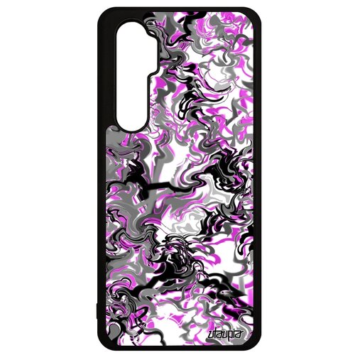 фото Чехол на смартфон xiaomi mi note 10 lite, "мраморный фон" волны фантазия utaupia