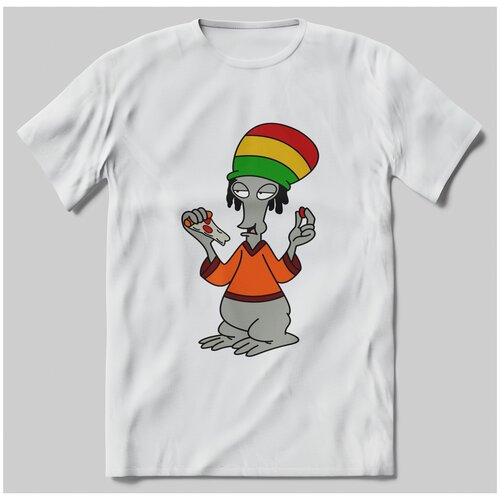 фото Футболка с принтом роджер раста размер - l brut-shop