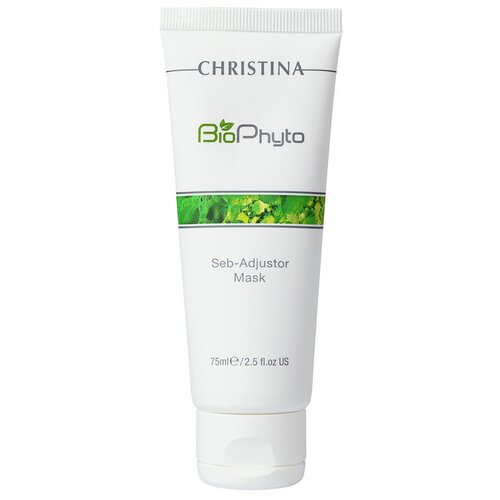 Christina Bio Phyto себорегулирующая маска, 80 г, 75 мл christina bio phyto себорегулирующая маска для лица seb adjustor mask 250 мл