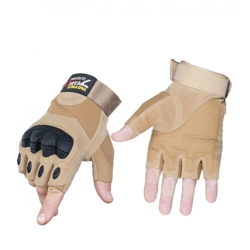 фото Тактические перчатки беспалые army tactical gloves, 762 gear, арт 325, цвет койот (coyote)-l tactica 762