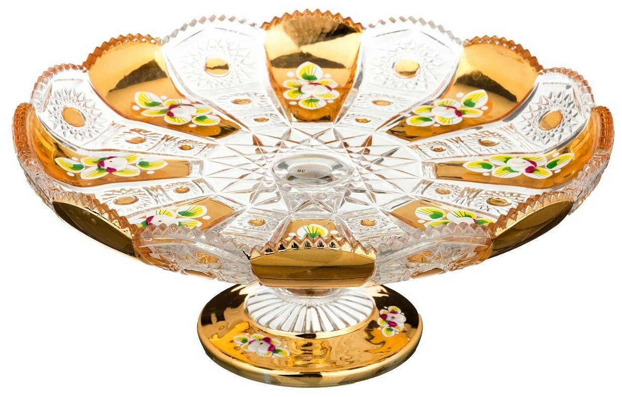 фото Lefard Тортовница Gold Glass 195-131