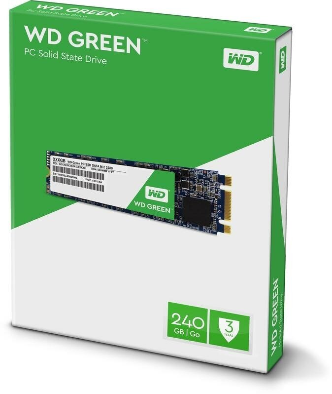 Твердотельный накопитель Western Digital WD Green SATA 240 ГБ M.2 WDS240G3G0B - фотография № 5