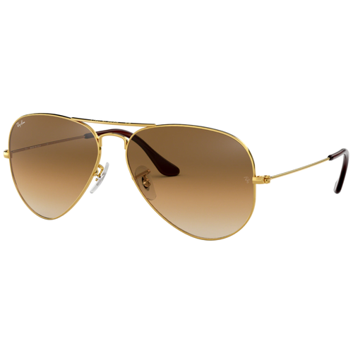 Солнцезащитные очки Ray-Ban RB 3025 001/51, желтый, коричневый фигурка saintnik снегурочка под елку 35 см 9147 11 белый