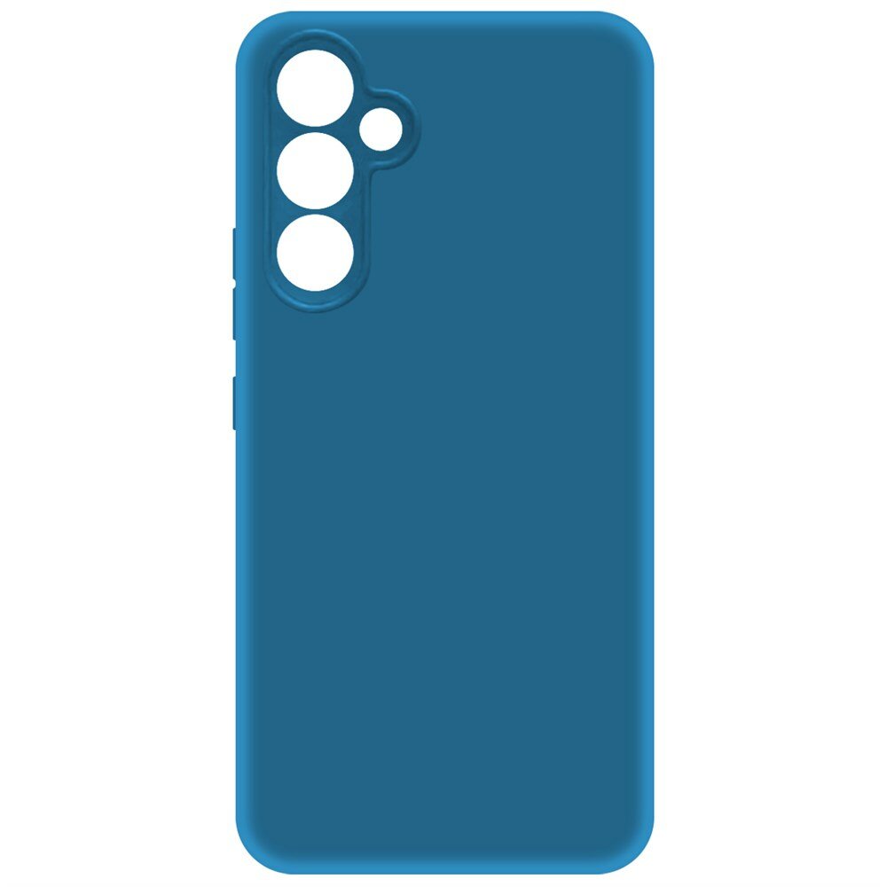 Чехол-накладка Krutoff Silicone Case для Samsung Galaxy A54 5G (A546) синий
