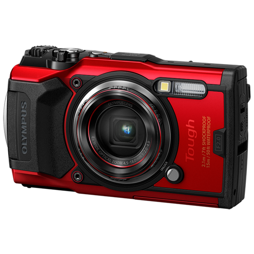 Фотоаппарат Olympus Tough TG-6, красный цифровой фотоаппарат olympus tough tg 6 красный