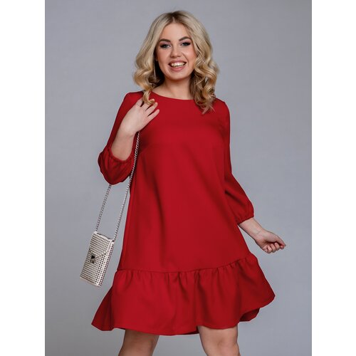 Платье With street, размер 46, красный женские модные платья кружевное сетчатое мини платье с длинным рукавом платье для латиноамериканских танцев комбинированная танцевальн