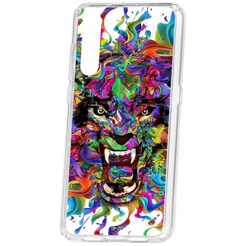 фото Чехол на xiaomi mi 9 kruche print colored beast