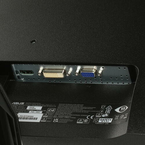ASUS VA24EHE 23.8" Wide LED IPS monitor, 16:9, FHD 1920x1080, 5ms(GTG), 250 cd/m2, 100M :1 (3000:1), 178°(H), 178°(V), D-Sub, DVI-D, HDMI, 75 Hz, VESA 100x100 mm, Kensington lock, Flicker free, b - фото №16