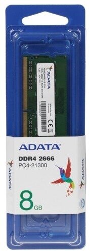Оперативная память A-Data AD4S26668G19-SGN DDR4 - 8ГБ 2666, SO-DIMM, Ret - фотография № 10