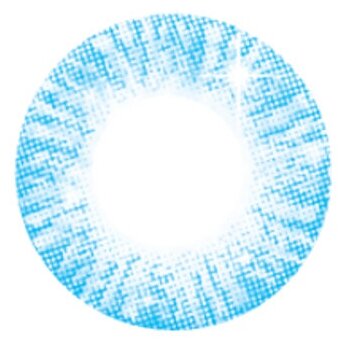 Цветные контактные линзы OKVision Fusion 3 месяца, -9.50 8.6, Sapphire Blue, 2 шт. - фотография № 3