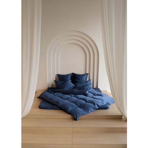 Постельное белье Blue Brilliant Grass Семейный простыня на резинке