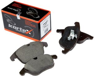 Дисковые тормозные колодки передние KORTEX KT1683T для Ford Mondeo, Ford Galaxy, Ford S-Max, Land Rover Freelander (4 шт.)