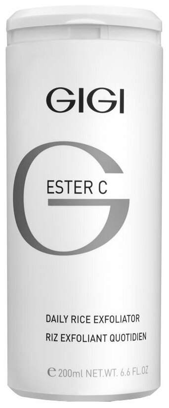 Gigi рисовая пудра-эксфолиант для лица Ester C Daily Rice exfoliator, 200 мл