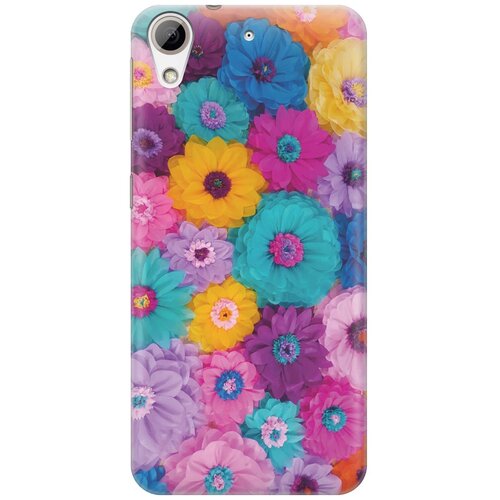 фото Cиликоновый чехол на htc desire 626 / 626s / 626g / 628 dual sim / нтс дезаир 626 / 626с / 626г / 628 дуал с принтом "бумажные цветы" gosso