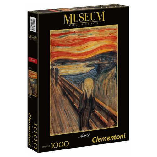 Пазл Clementoni Museum Collection Эдвард Мунк Крик (39377), 1000 дет.