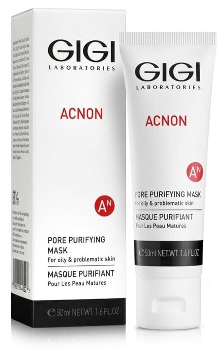 Gigi Маска для глубокого очищения пор Acnon Pore Purifying Mask, 50 г, 50 мл