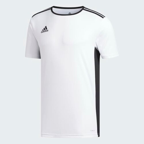Футболка adidas, размер S, белый, черный