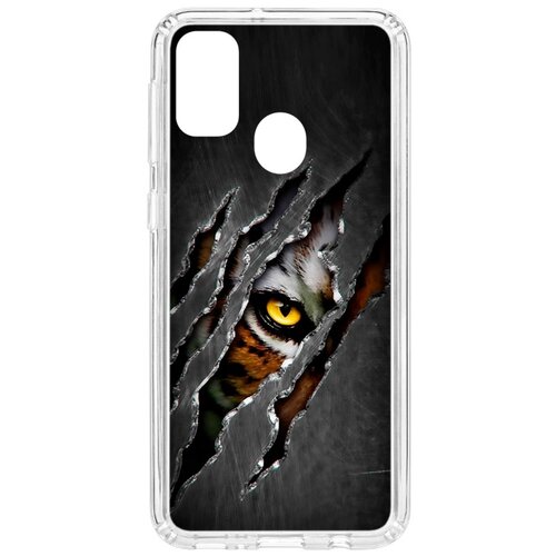 фото Чехол на samsung galaxy m30s kruche print тигриный глаз