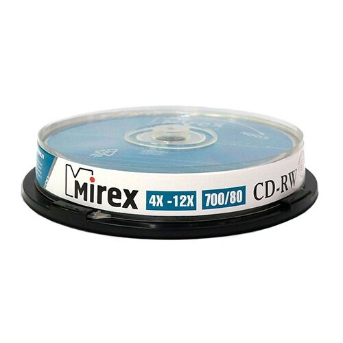 диски mirex cd rw case box 25 шт 700мб 4х 12x ul121002a8m Диски Mirex CD-RW Case Box (10 шт.) 700Мб 4х-12x (UL121002A8L)