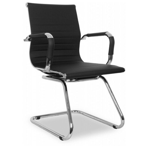 фото Кресло офисное college "clg-620 lxh-c black", кожа pu, цвет: чёрный