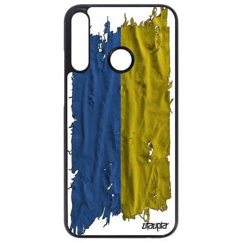 фото Чехол на huawei p40 lite e, "флаг украины на ткани" страна патриот utaupia