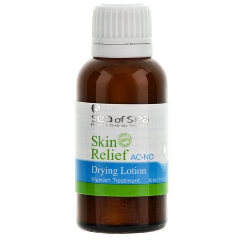 Sea of Spa Подсушивающая бактерицидная эмульсия против угревой сыпи Skin Relief Drying lotion Blemish Treatment 30мл