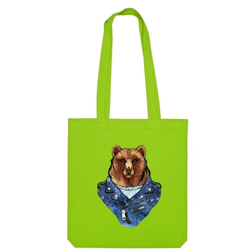 фото Сумка шоппер us basic, зеленый