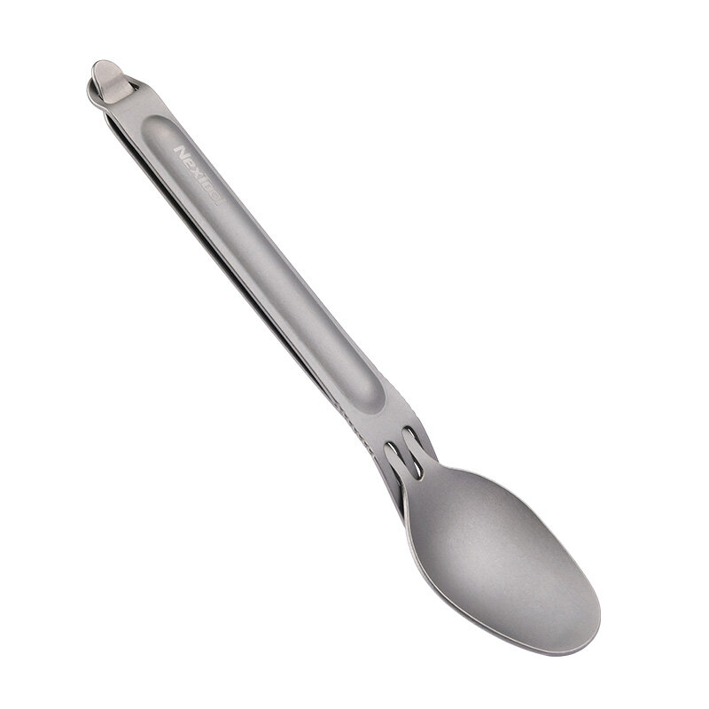 Походный набор столовых приборов Xiaomi NexTool Titanium Cutlery Set (NE0124) - фото №14