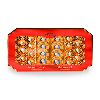Набор шоколадных конфет Mirabell Mozartkugeln и Mozarttaler 600 г (12045 / 11176) - фотография № 10