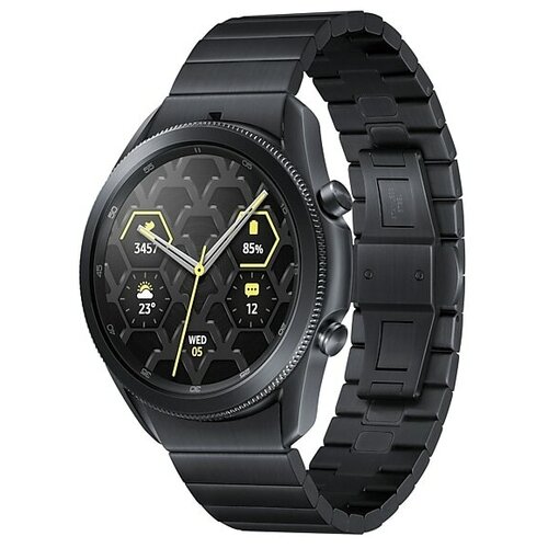 фото Умные часы samsung galaxy watch3 titan 45мм, черный