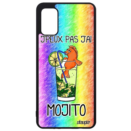 фото Чехол для galaxy a41, "не могу - у меня мохито!" аперитив комикс utaupia