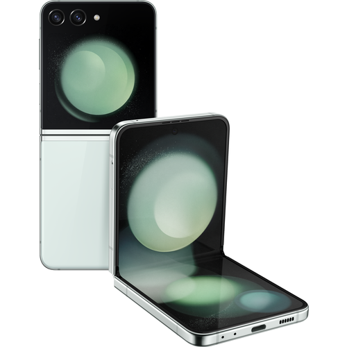Смартфон Samsung Galaxy Z Flip5 8/256 ГБ, Dual: nano SIM + eSIM, мятный смартфон samsung galaxy z flip5 8 512 гб dual nano sim esim мятный