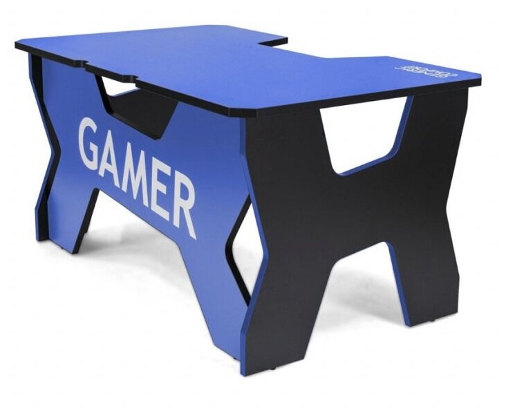 Игровой стол Generic Comfort Gamer2/NB сине-чёрный (ЛДСП Е1,150 x 90 x 75)