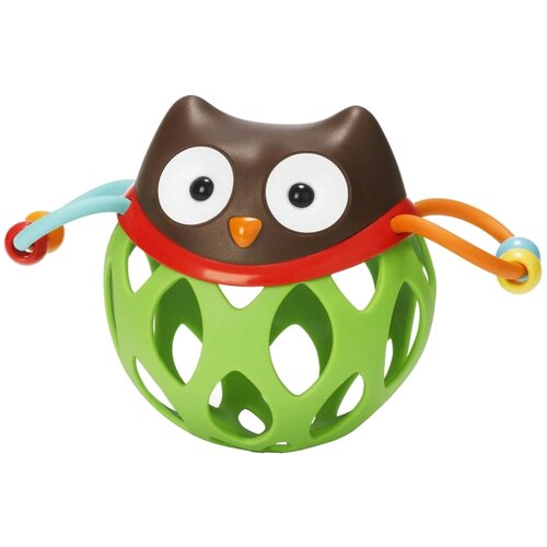 Прорезыватель-погремушка SKIP HOP Шар-сова зеленыйкоричневый 990₽